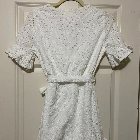 New White Eyelet Lace Romper w/ Ruffles - NWOT - Picture 7 of 9